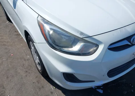2012 Hyundai Accent Gls from USA, damaged, VIN KMHCT4AE6CU200931